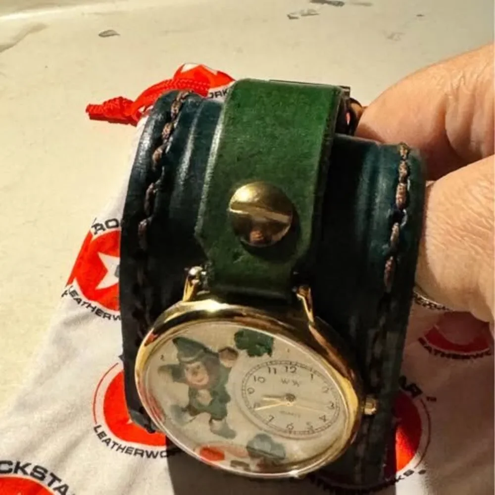 Rockstar Leatherworks Leprechaun St Patrick’s Day Watch